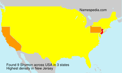 Surname Shymon in USA Surname Shymon in USA