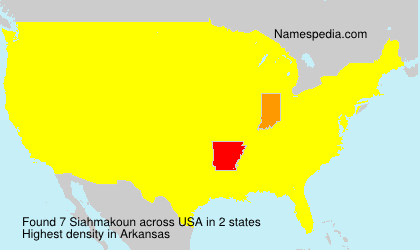 Surname Siahmakoun in USA Surname Siahmakoun in USA