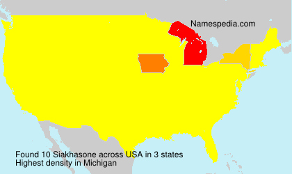 Surname Siakhasone in USA Surname Siakhasone in USA