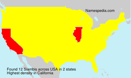 Surname Siambis in USA Surname Siambis in USA
