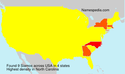 Surname Siamos in USA Surname Siamos in USA