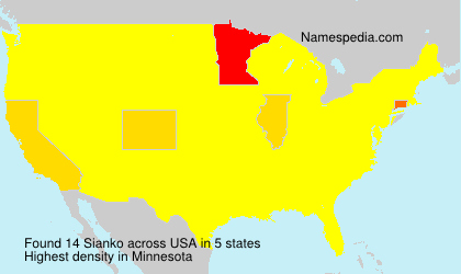 Surname Sianko in USA Surname Sianko in USA