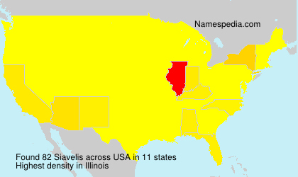 Surname Siavelis in USA Surname Siavelis in USA