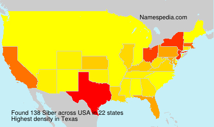 Surname Siber in USA Surname Siber in USA
