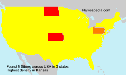 Surname Siberg in USA Surname Siberg in USA
