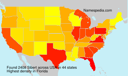 Surname Sibert in USA Surname Sibert in USA