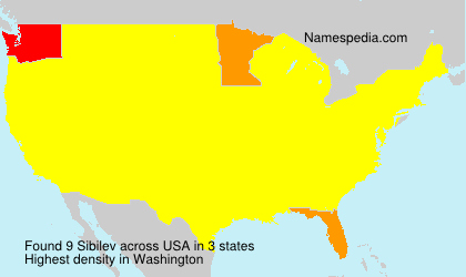 Surname Sibilev in USA Surname Sibilev in USA