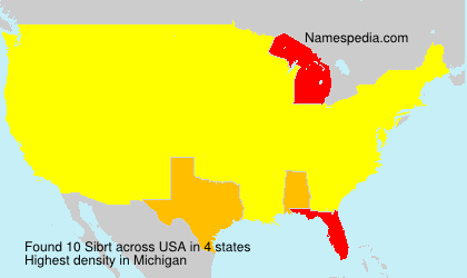 Surname Sibrt in USA Surname Sibrt in USA