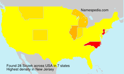 Surname Siczek in USA Surname Siczek in USA
