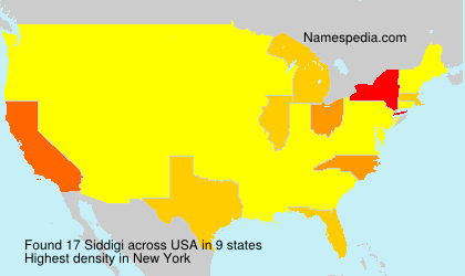 Surname Siddigi in USA Surname Siddigi in USA