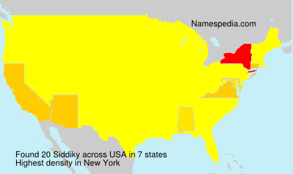 Surname Siddiky in USA Surname Siddiky in USA