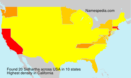 Surname Sidhartha in USA Surname Sidhartha in USA