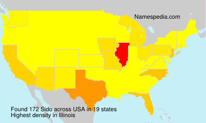 Surname Sido in USA Surname Sido in USA