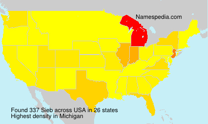 Surname Sieb in USA Surname Sieb in USA