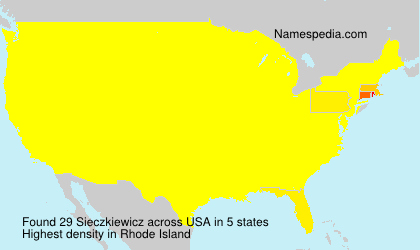 Surname Sieczkiewicz in USA Surname Sieczkiewicz in USA