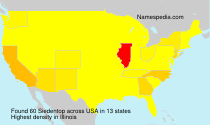 Surname Siedentop in USA Surname Siedentop in USA