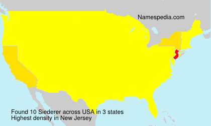 Surname Siederer in USA Surname Siederer in USA