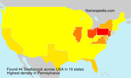Surname Siedlarczyk in USA Surname Siedlarczyk in USA