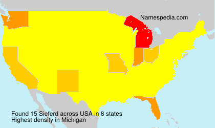 Surname Sieferd in USA Surname Sieferd in USA