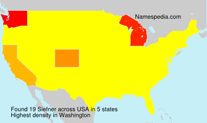 Surname Siefner in USA Surname Siefner in USA