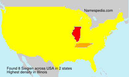 Surname Siegien in USA Surname Siegien in USA