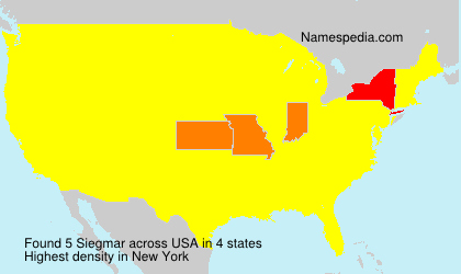 Surname Siegmar in USA Surname Siegmar in USA