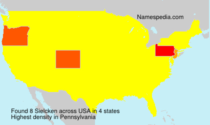 Surname Sielcken in USA Surname Sielcken in USA