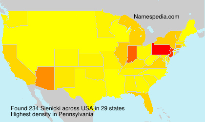Surname Sienicki in USA Surname Sienicki in USA