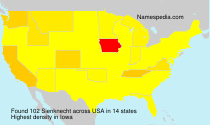 Surname Sienknecht in USA Surname Sienknecht in USA