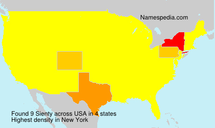 Surname Sienty in USA Surname Sienty in USA