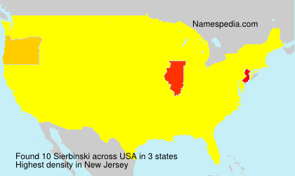 Surname Sierbinski in USA Surname Sierbinski in USA