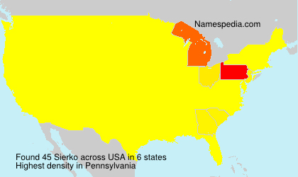 Surname Sierko in USA Surname Sierko in USA