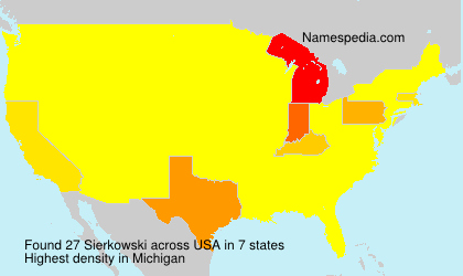 Surname Sierkowski in USA Surname Sierkowski in USA
