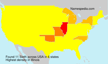 Surname Sieth in USA Surname Sieth in USA