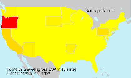 Surname Siewell in USA Surname Siewell in USA
