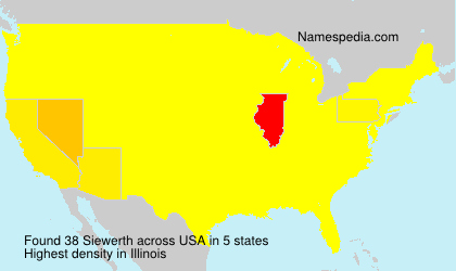Surname Siewerth in USA Surname Siewerth in USA