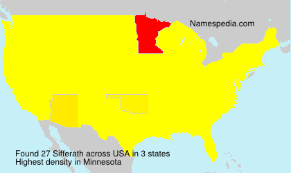 Surname Sifferath in USA Surname Sifferath in USA