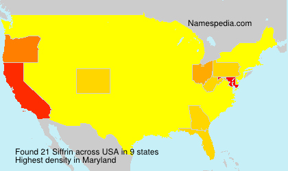 Surname Siffrin in USA Surname Siffrin in USA