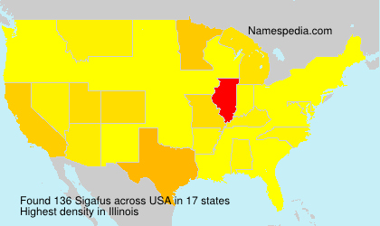 Surname Sigafus in USA Surname Sigafus in USA