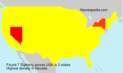 Surname Sigbieny in USA Surname Sigbieny in USA
