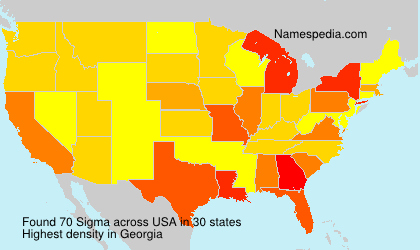 Surname Sigma in USA Surname Sigma in USA