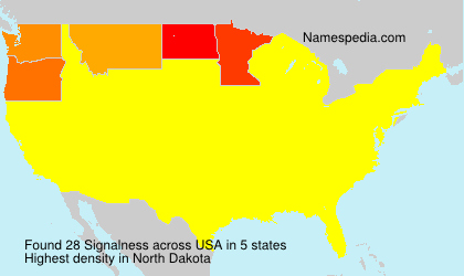 Surname Signalness in USA Surname Signalness in USA
