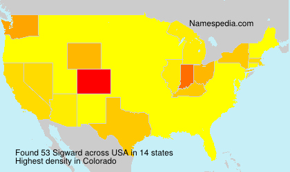 Surname Sigward in USA Surname Sigward in USA