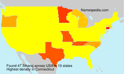 Surname Siharaj in USA Surname Siharaj in USA