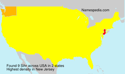 Surname Sihr in USA Surname Sihr in USA