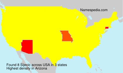 Surname Sijecic in USA Surname Sijecic in USA