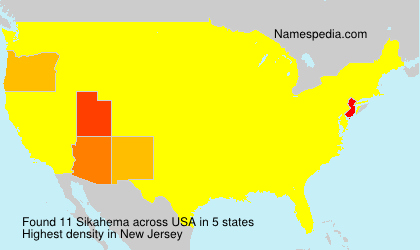 Surname Sikahema in USA Surname Sikahema in USA