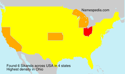Surname Sikanda in USA Surname Sikanda in USA