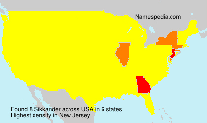 Surname Sikkander in USA Surname Sikkander in USA