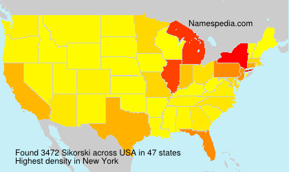 Surname Sikorski in USA Surname Sikorski in USA